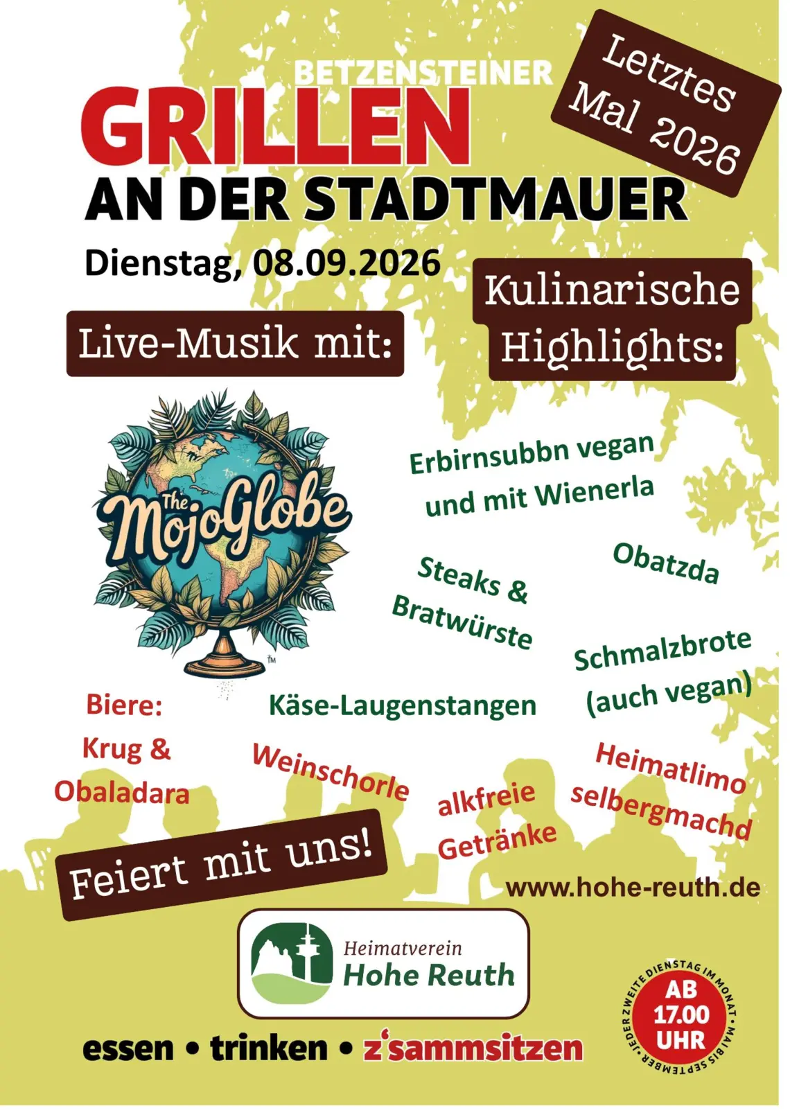 Flyer Grillen an der Stadtmauer Flyer für das Grillen an der Stadtmauer