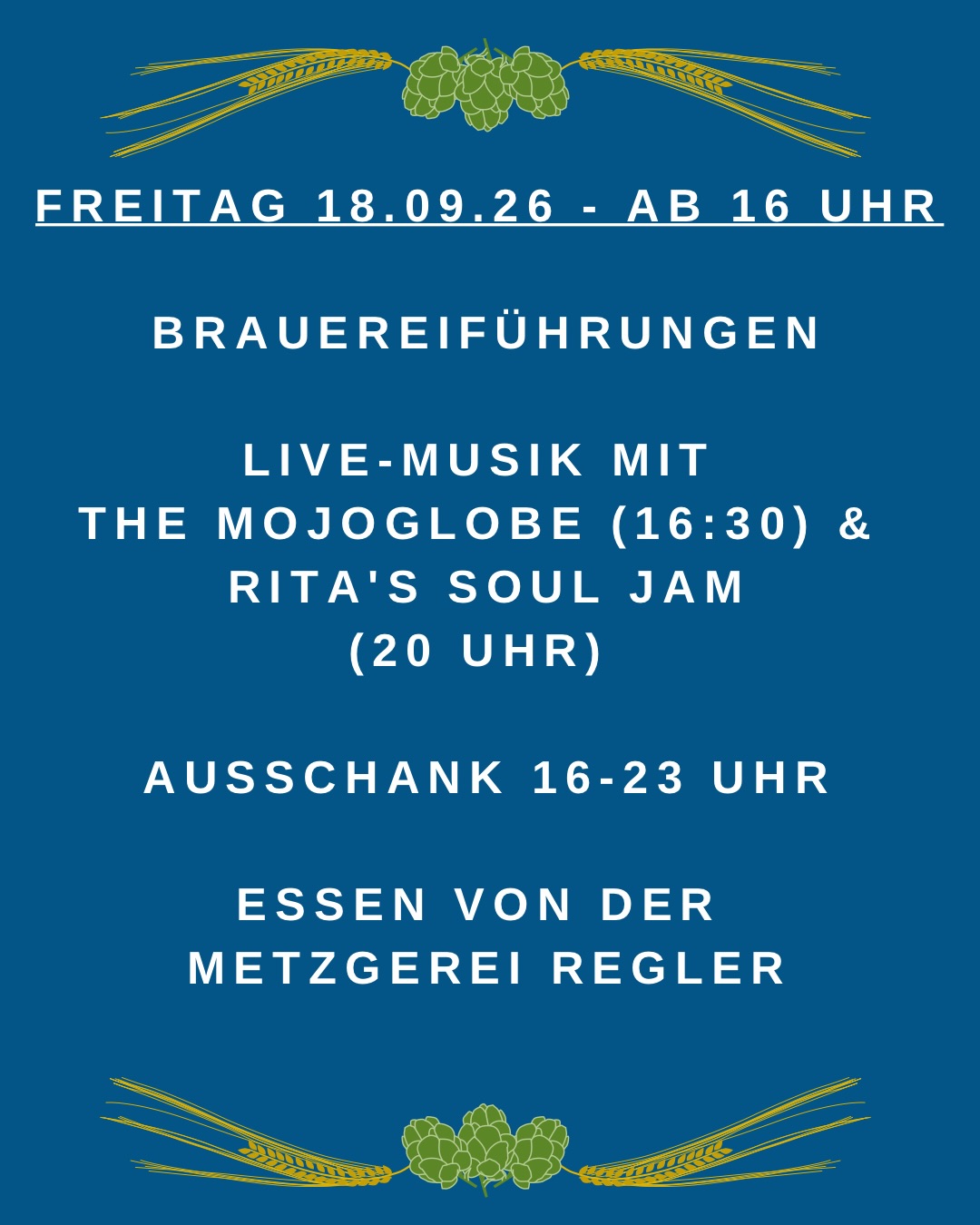 Flyer Brauereifest Kanone 2026 Ein Flyer für das Brauereifest Kanone 2026